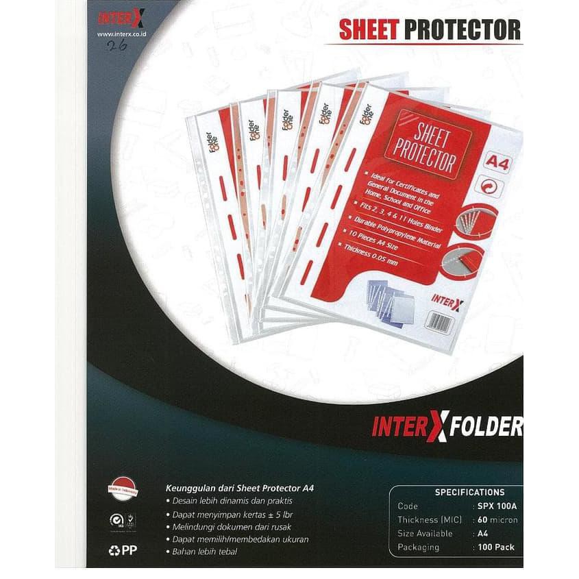 

PP pocket A4 / Sheet Protector A4 Inter X