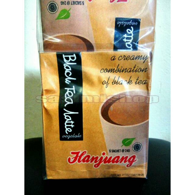 

Black tea latte instan murah Hanjuang isi 5 sachet