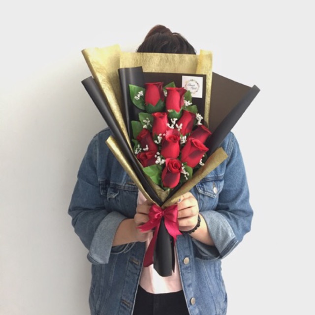 Artificial Flowers Bunga  anniversay Bunga Wisuda Shopee  