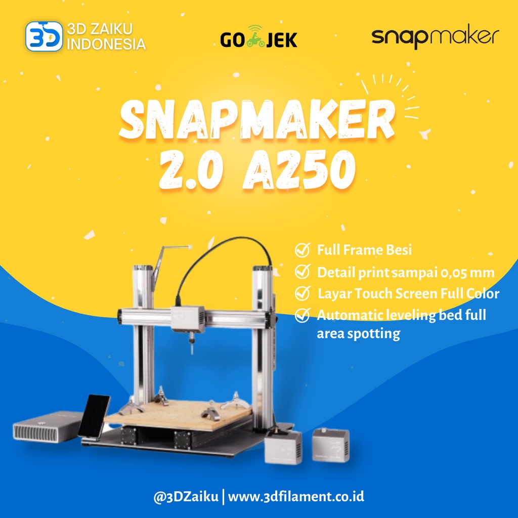 Original Snapmaker 2.0 A250 3 in 1 Large 3D Printer CNC and Laser