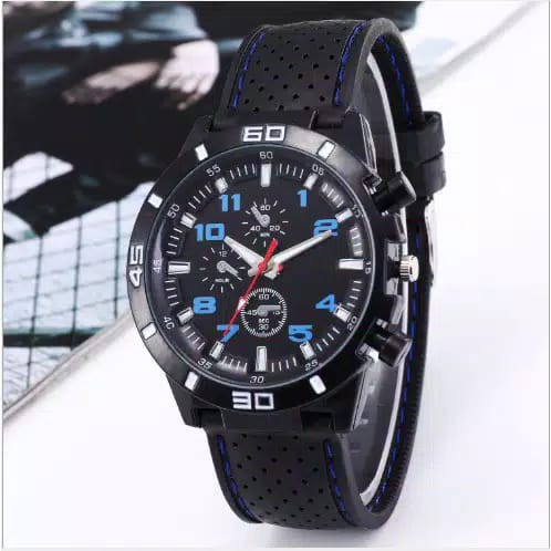 Jam Tangan Fashion Sport Import Strap Rubber GN-12