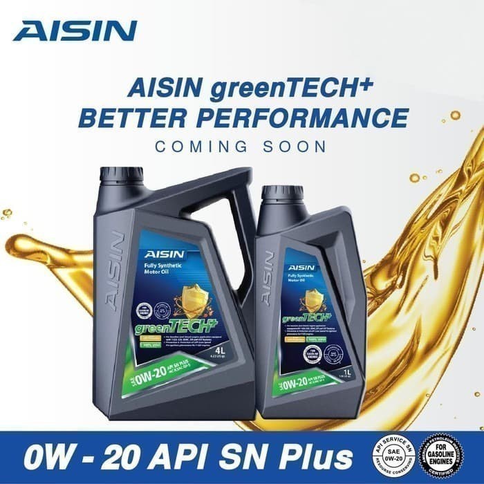 Oli Mesin 0w 20 Aisin dan Filter Oli Avanza Xenia Grandmax C-1138