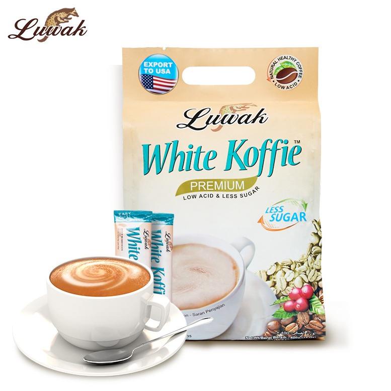 

Terbukti LUWAK WHITE KOFFIE ORIGINAL LESS SUGAR BAG 20g isi 20 pcs .,,.,.,