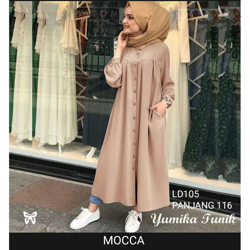 YUMIKA LONG TUNIK/TUNIK WANITA/LD105/PJ116/BISA BUSUI/ COD!!!