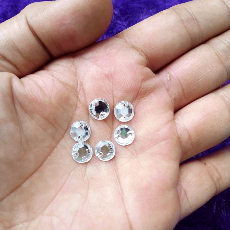 Daimon bulat taiwan ukuran 8ml.harga 24000. per 500.butir