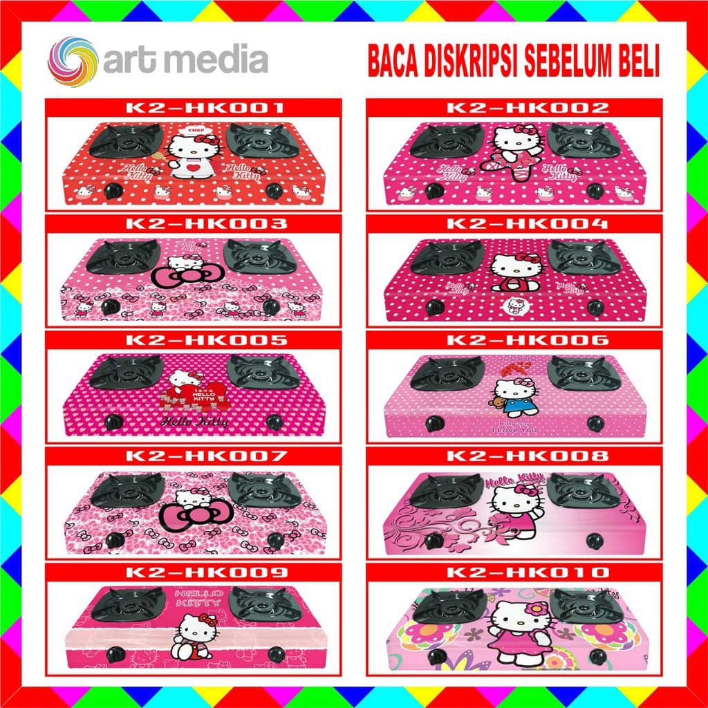 STIKER KOMPOR HELLOKITTY HK001-10