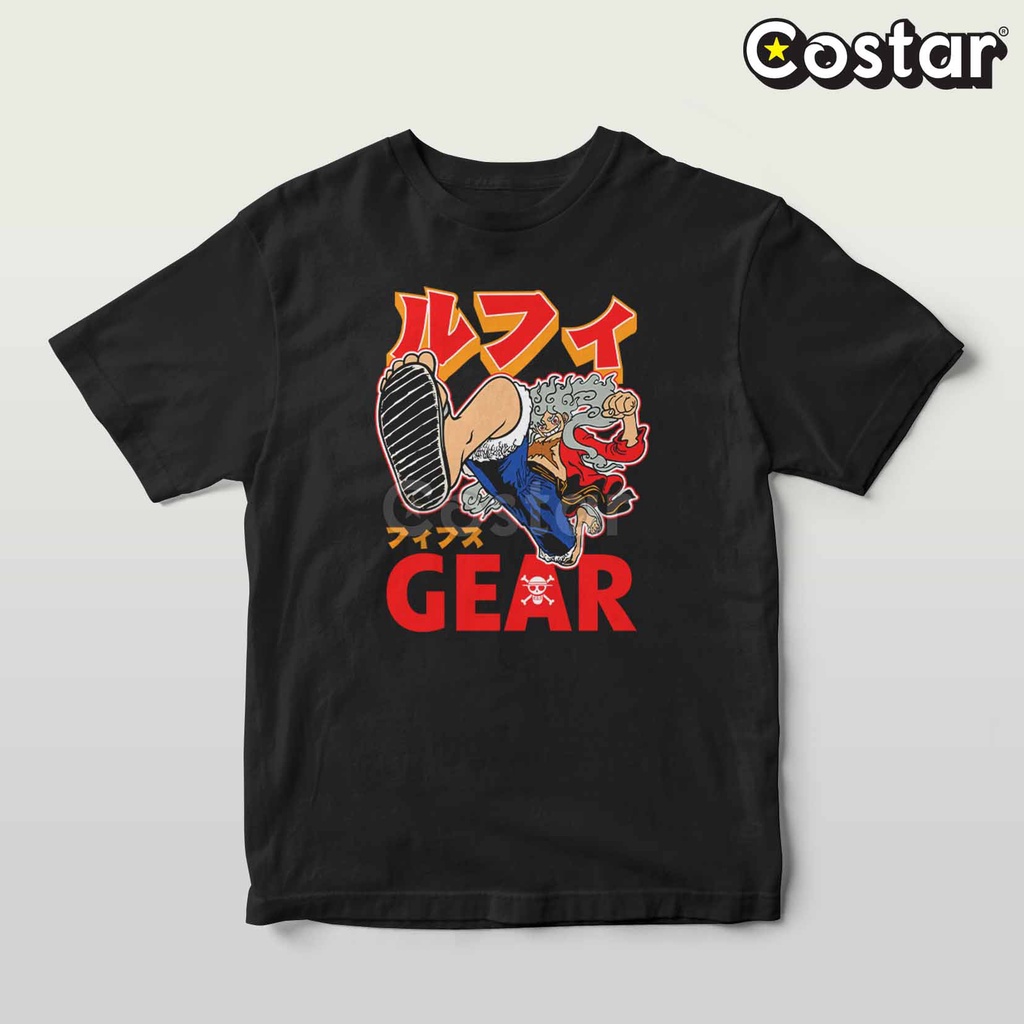 Kaos One Piece Luffy Gear 5 Kick