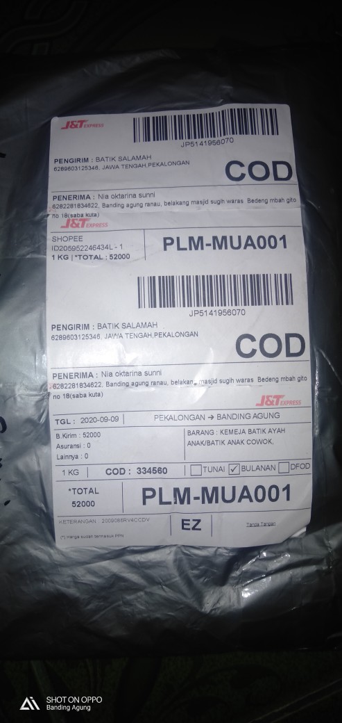 Kemeja Batik Ayah Anak/batik Anak Cowok