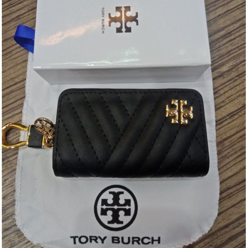 Dompet gantungan kunci STNK mobil dan motor Tory kulit import quality