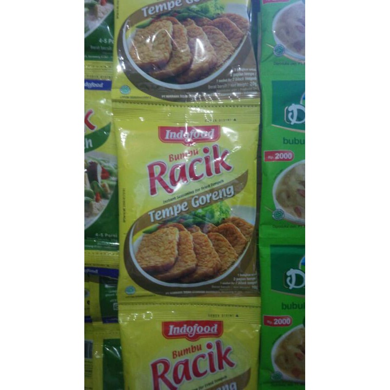 

Bumbu Racik tempe goreng renceng 10pcs