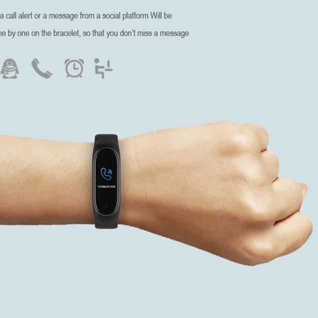 ➵ BIDEN SmartWatch M4 Smartband Bluetooth Heart Rate Sleep Monitor Multi-sport ✳