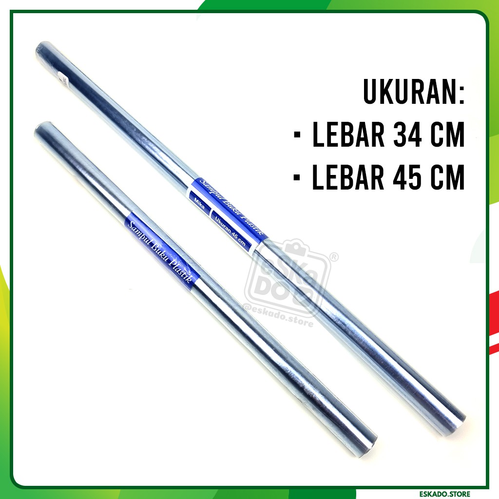 Sampul Buku Plastik Roll / Plastik Roll Mika