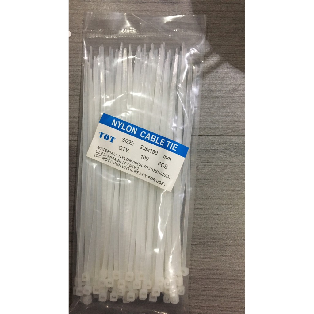 Kabel Ties/Cable Ties/Pengikat Kabel 150Mm