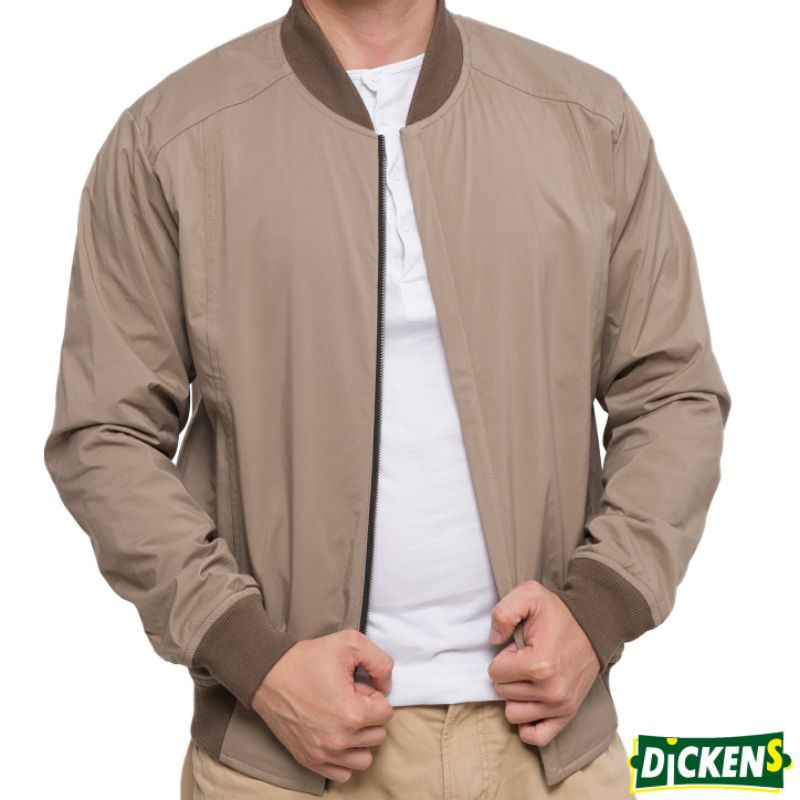 Dicken's Cream Smart Bomber Jacket