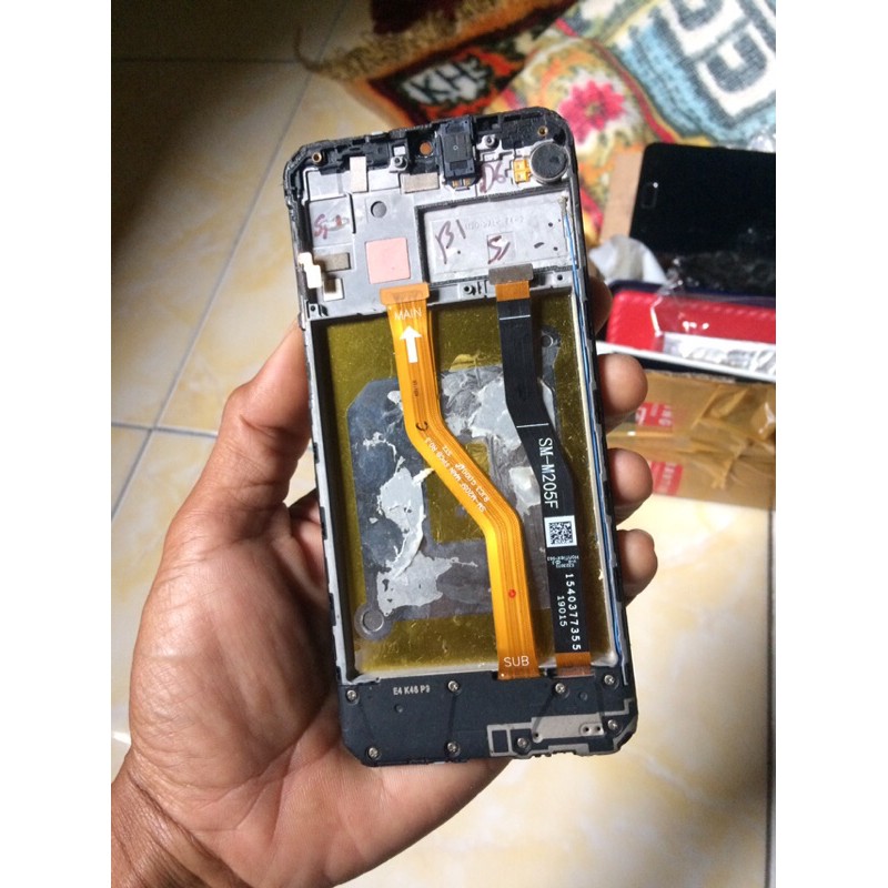 lcd samsung m20 ori copotan