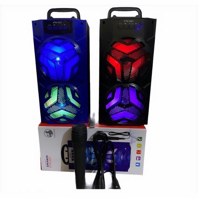 SPEAKER BLUETOOTH XTM-2021 PLUS MIC KARAOKE / SPEAKER SALON AKTIF XTM