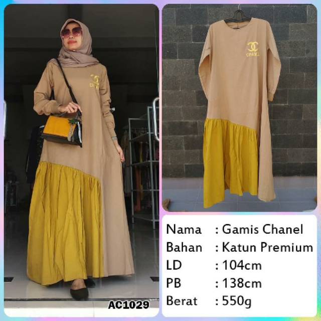 GAMIS/MAXI/DRESS CHANEL BY ANIS COLLECTION