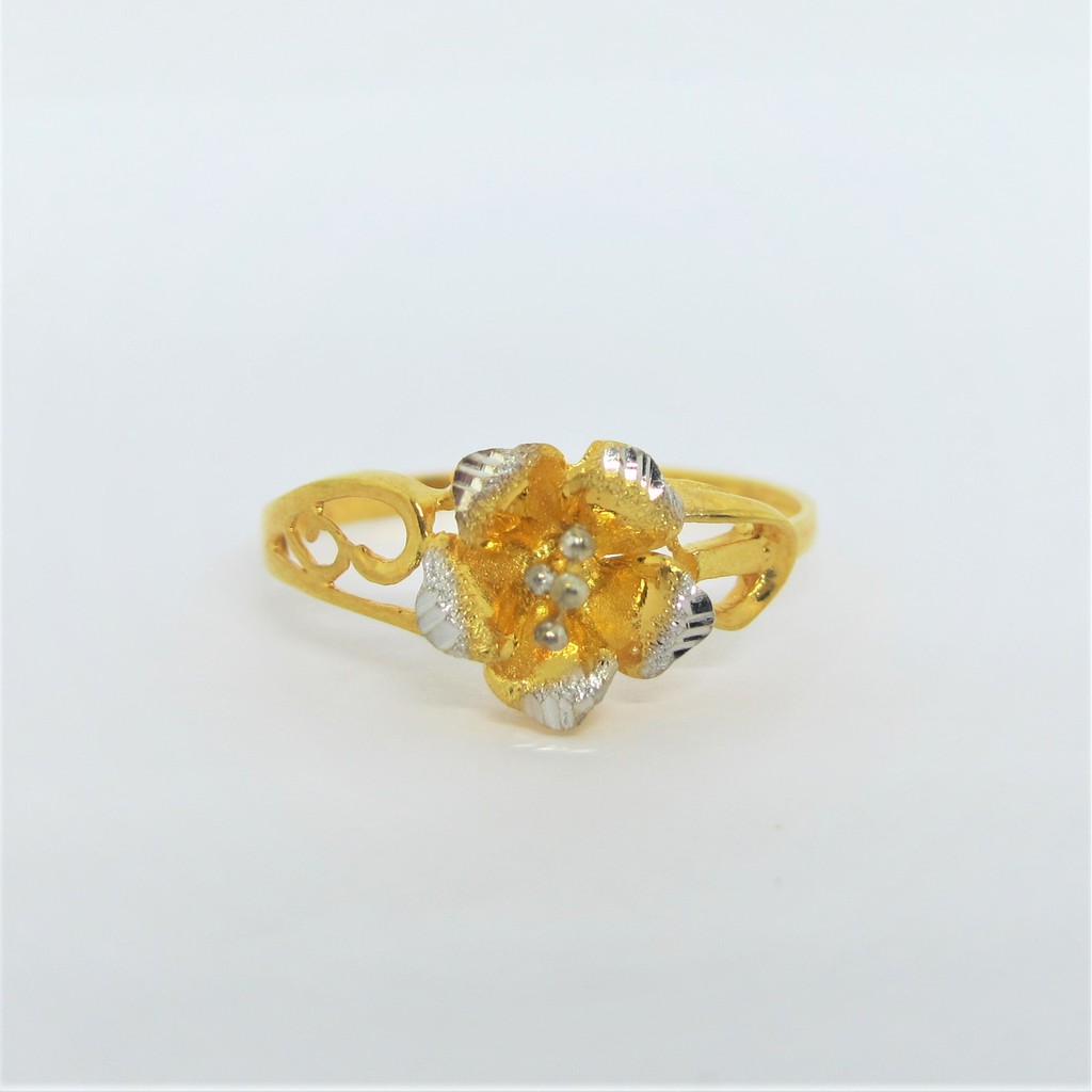 Cincin emas asli kadar 700 70 18k 22 1 gr bunga kendari Cincin emas asli kadar 700 70 18k 22 1 gr bunga kendari
