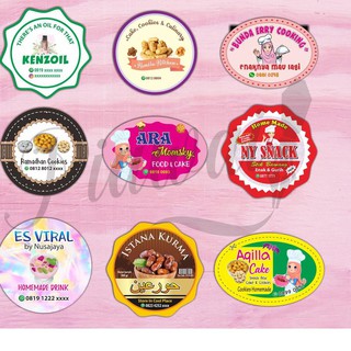 harga spesial.. stiker label makanan / minuman / kue