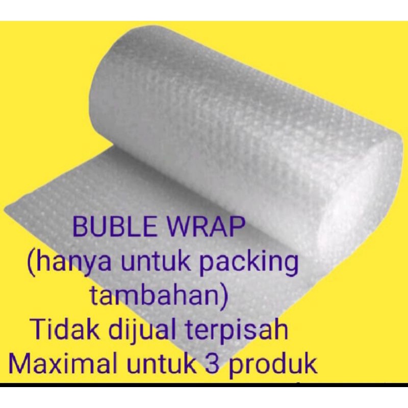 

BUBLE Wrap untuk tambahan packing