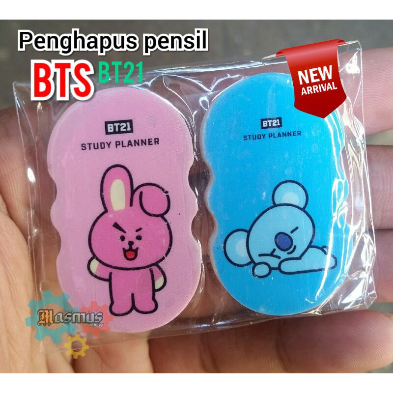 

Penghapus PENSIL BTS BT21 Unik Murah Lucu jungkok
