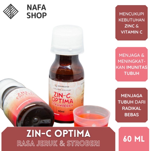 ZIN-C OPTIMA / ZINC OPTIMA RASA STROBERI & JERUK 60 ML