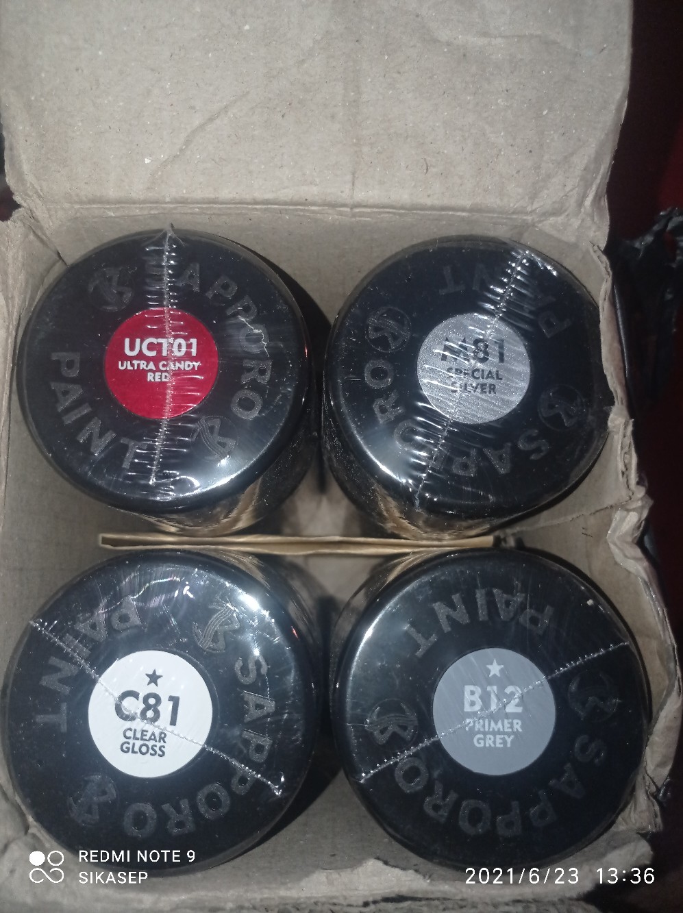 Paket Cat Ultra Candy Red Sapporo Ultimate / Pylox / Pilok / Saporo Merah