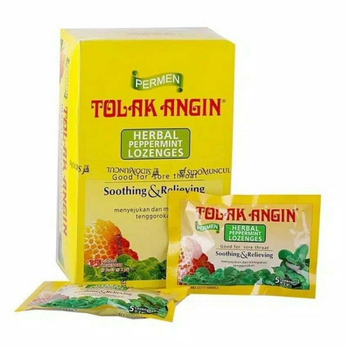 

PERMEN TOLAK ANGIN HERBAL SIDO MUNCUL ISI 5 PCS