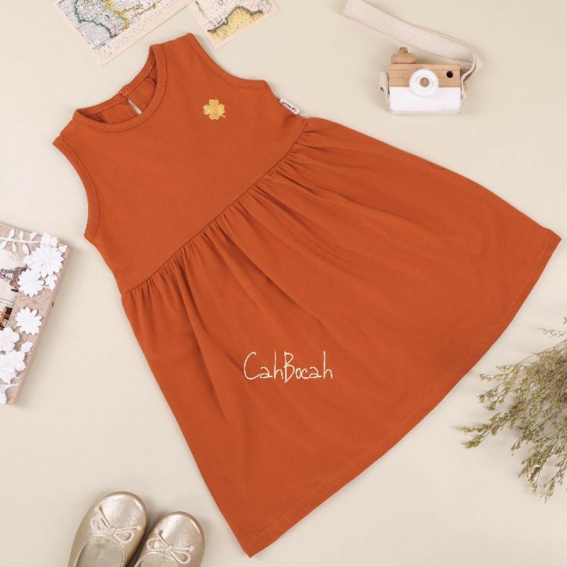 CAH BOCAH - NAMEERA DRESS - DRESS ANAK - BAJU ANAK - DRESS BAYI