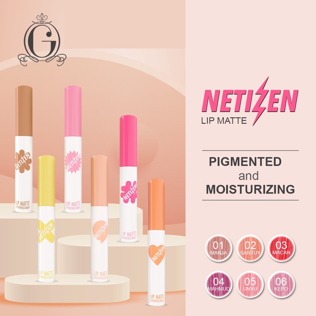 ⭐️ Beauty Expert ⭐️ Madame Gie Lip Matte Netizen +62 - Make Up Lipstick | Lip Cream