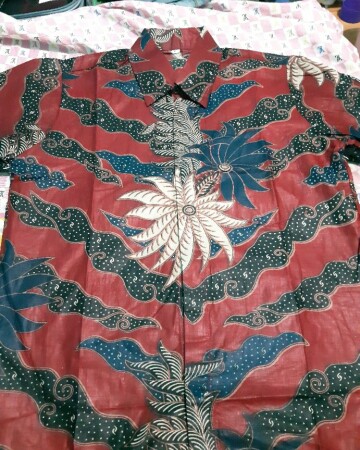 Kemeja Batik Pria Lengan Panjang  Size M L Xl Xxl Bswart Batik  Hrb026