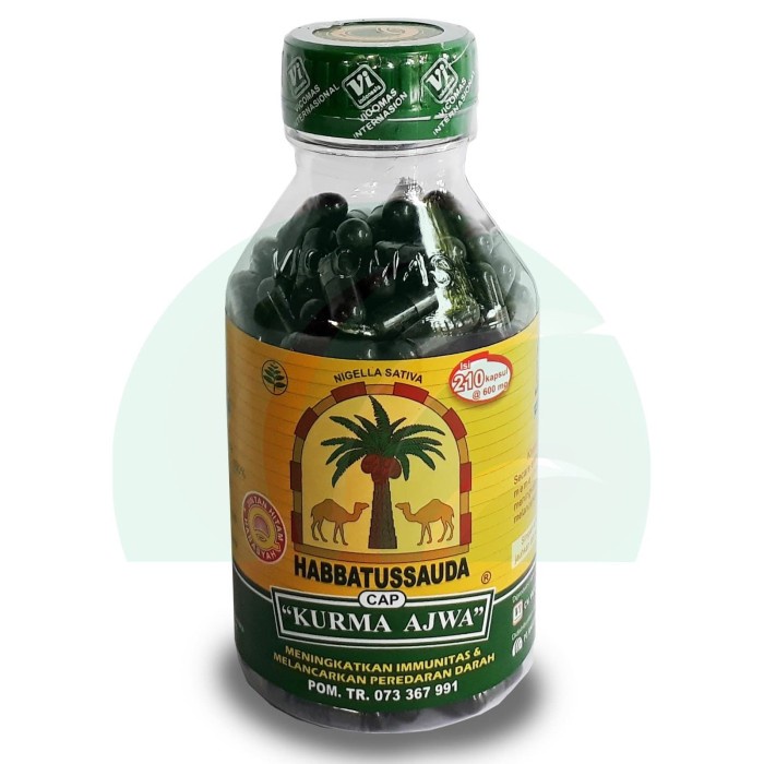 

HABBATUSAUDAH CAP KURMA AJWA Original 210 capsul