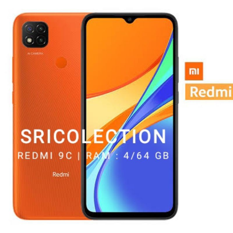 XIAOMI REDMI 9C RAM 4/64 GB GARANSI RESMI