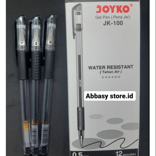 

GEL PEN JOYKO JK-100 WATER RESISTANT(TAHAN AIR)