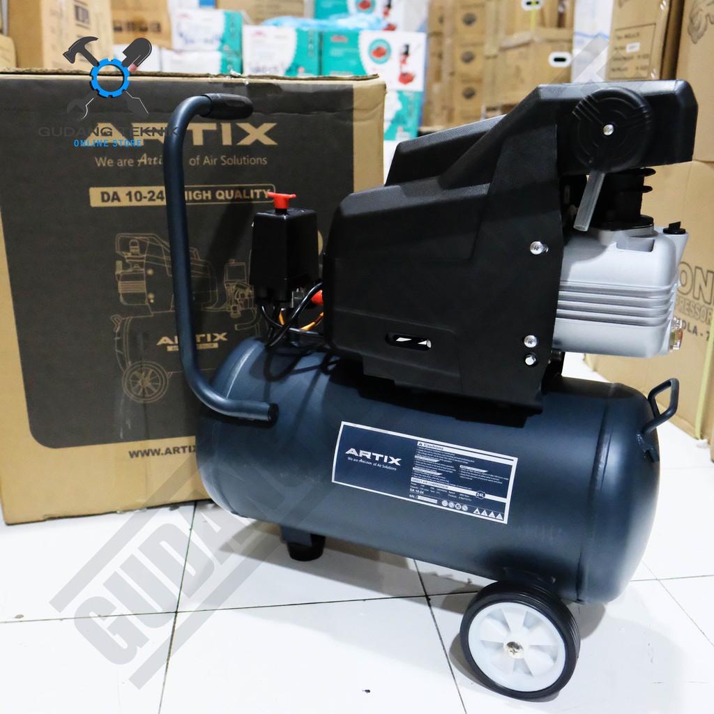 ARTIX DA 10-24 / Mesin Kompresor Compressor Angin Artix DA1024 1HP 24Liter