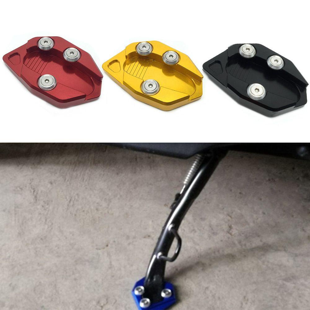 Populer Foot Extension Magnifying Pad Aksesoris Motor Side Stand Penyangga Kaki Side Kick Stand Untuk Yamaha T-MAX530 08-14