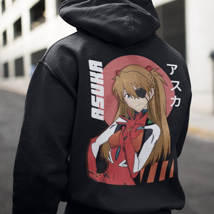 Hoodie Asuka Langley Sohryu Neon Genesis Evangelion Anime