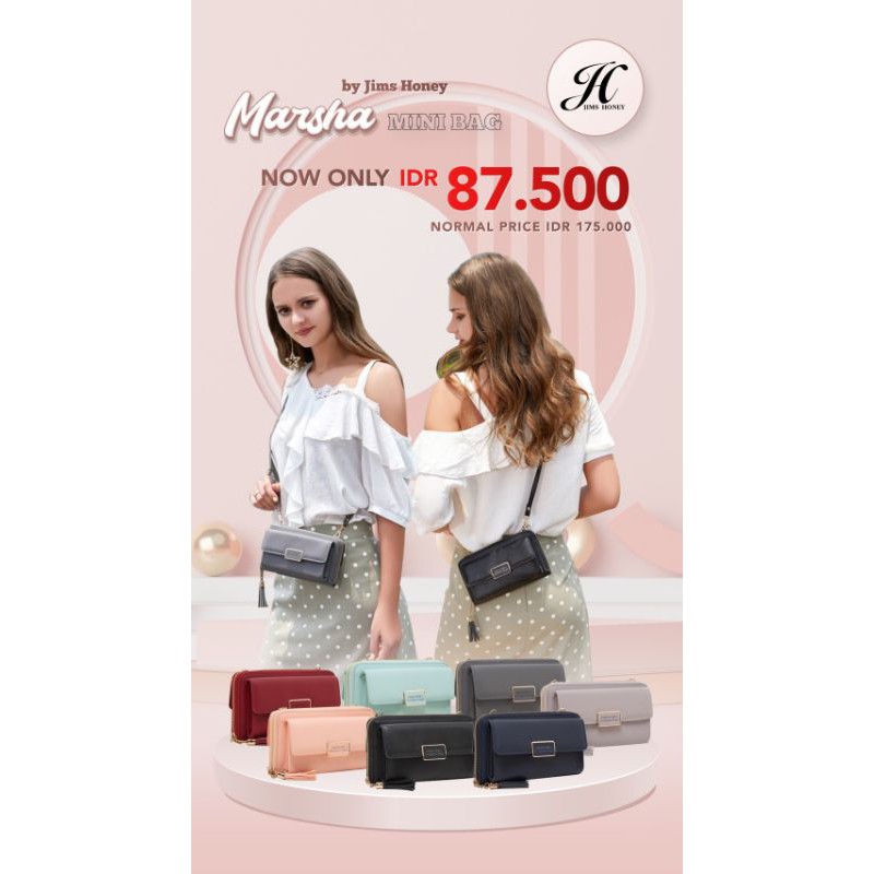 JIMS HONEY MARSHA MINIBAG TAS MINI TAS DOMPET TALI PANJANG