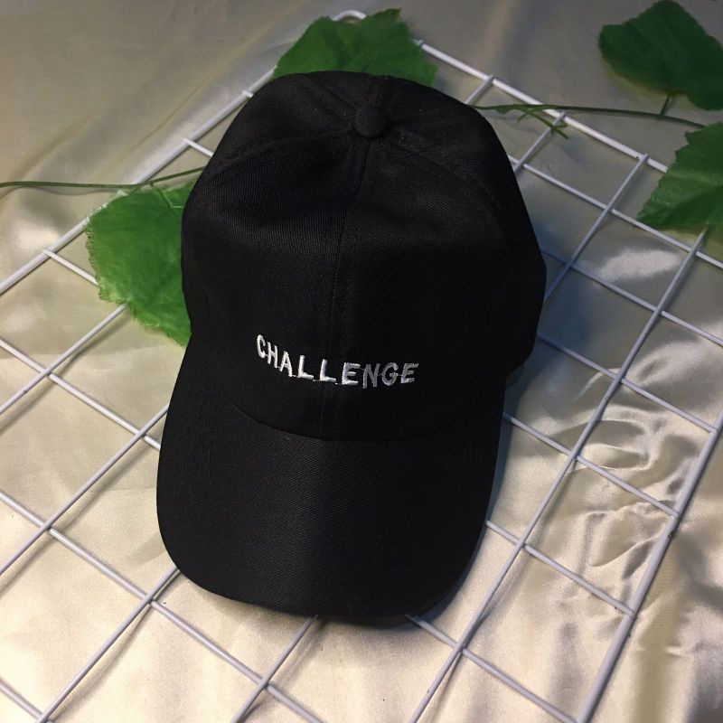 (BISA COD) Topi Base Ball / Topi Bordir / Topi Pria Wanita / Topi Keren Topi Murah / Topi Ring Besi / Topi Hits OOTD-Hitam