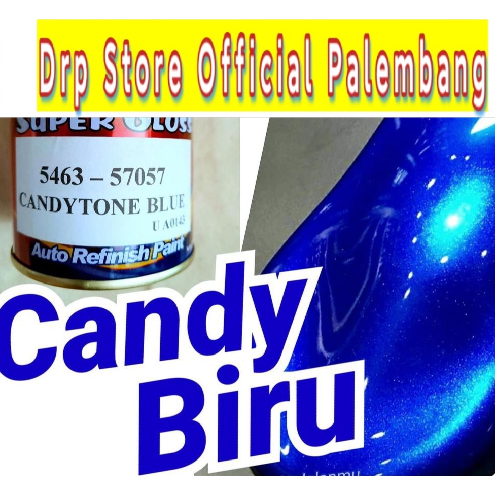 [ART. 531185] Cat Biru Candy Tone Blue Penta Super Gloss Candytone Transparan Candi Cendi Cendy Cend