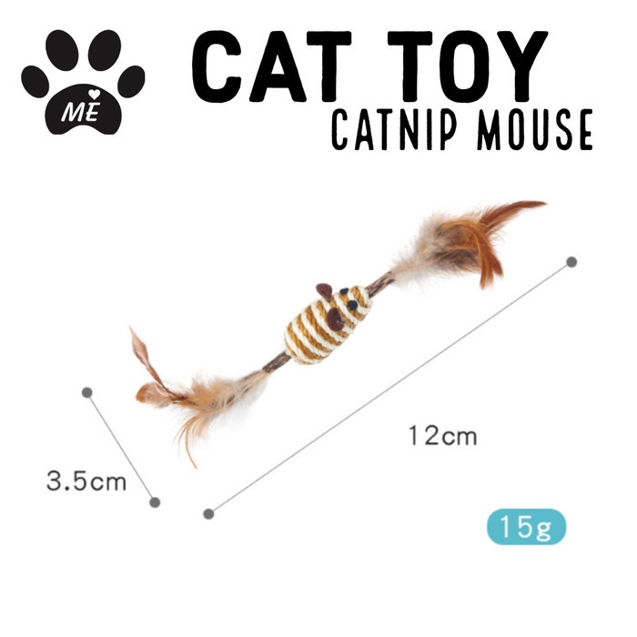 Mainan Kucing &quot;CATNIP MOUSE&quot; Catnip Cat toy