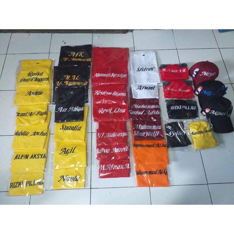 KAOS ANAK CUSTEUM NAMA