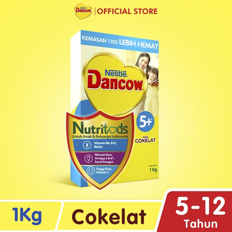 

Dancow susu 5+ coklat 1kg.