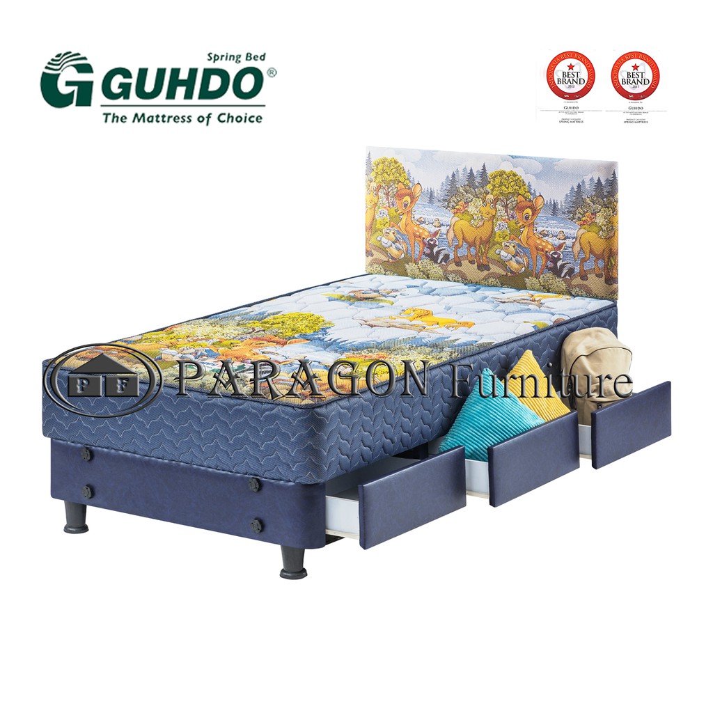 Spring bed Laci HK 120x200 HB Ideal - Full set Guhdo