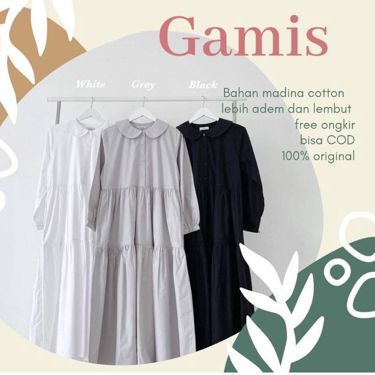 TRAND model Baju Gamis Remajasimpel Kekinian 2022 manasik umroh haji seragam wisuda santriwati lebar