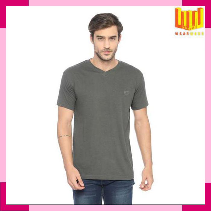 Bamboo Cotton V NECK T SHIRT KAOS V NECK PRIA_hf993