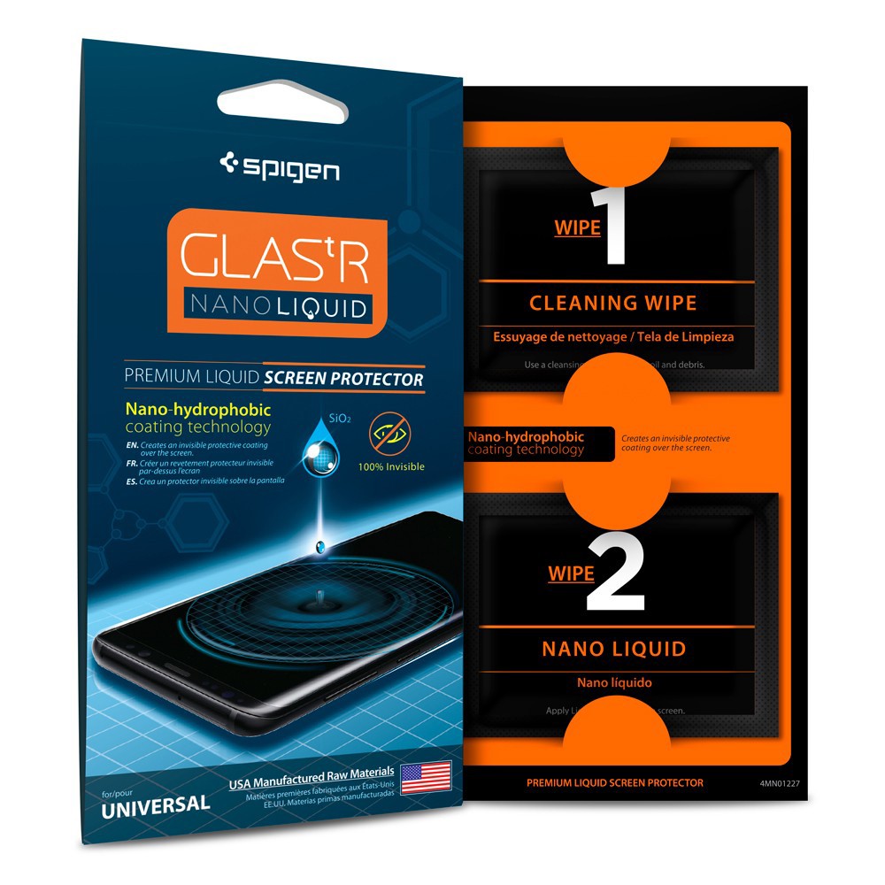 Screen Protector Nano Liquid Spigen Glas.tR Anti Gores Cair iPhone / Samsung / Huawei / Xiaomi