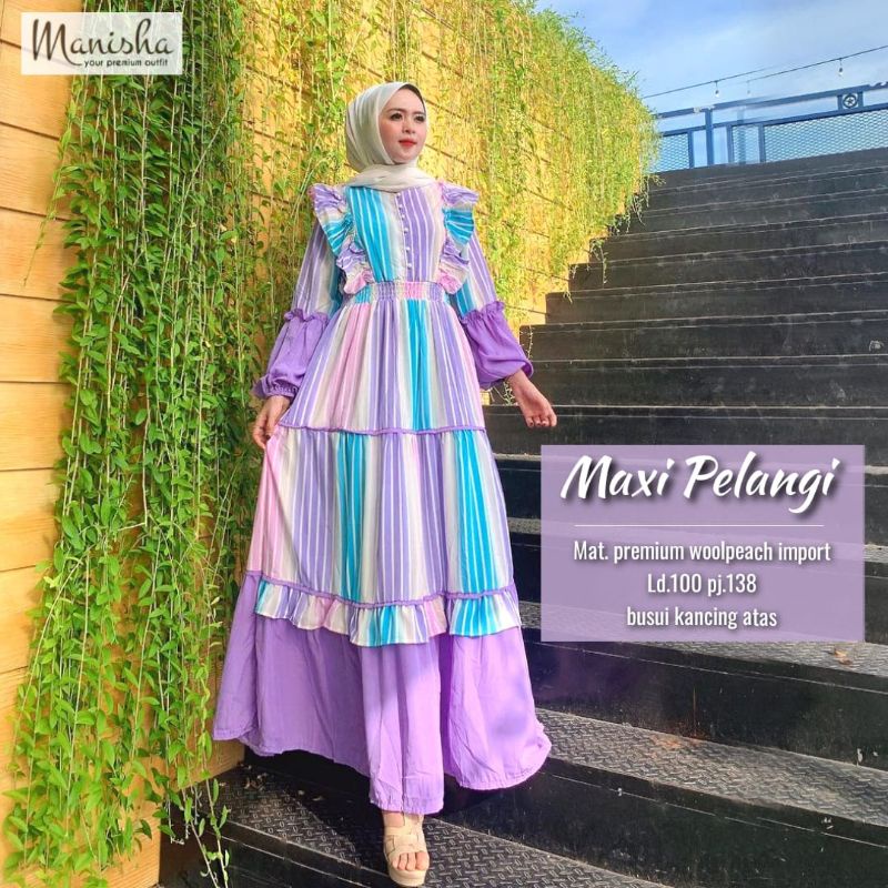 Pelangi maxy Manisha original EXTU (sisa Lilac)