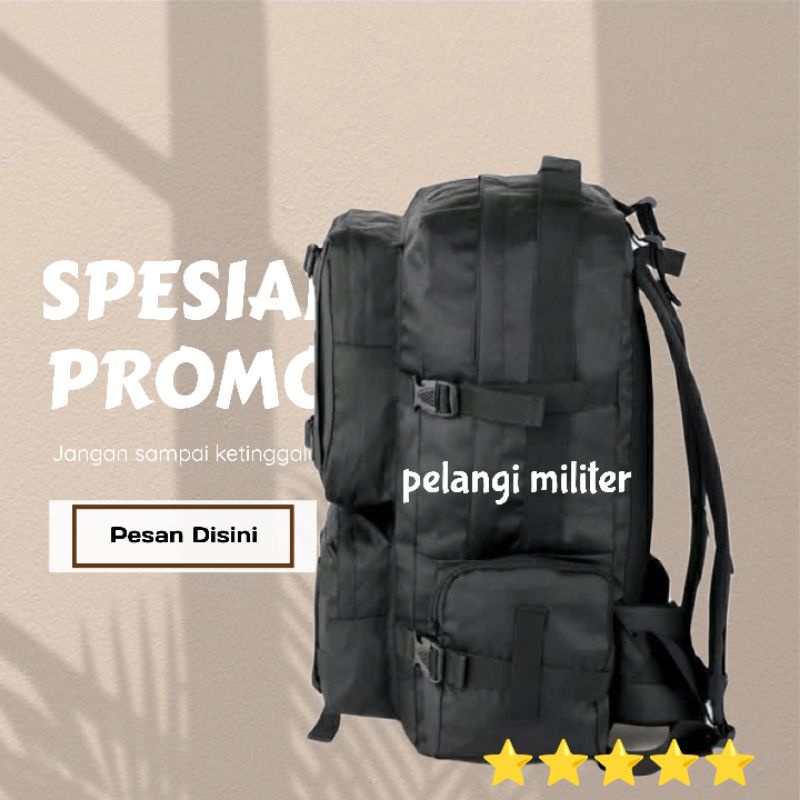 Tas ransel Gultor Jumbo Hitam original/Tas punggung pria/Tas ransel TNI/Tas tactical outdoor