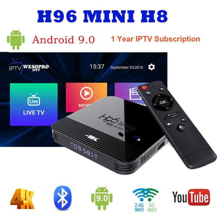 H96 Mini H8 Smart TV Box 2 GB 16 GB Wifi Bluetooth Android 9 Televisi |TV Box
